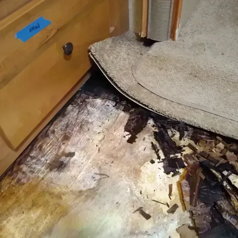 Wood Floor Water Damage in Hudson Falls, NY